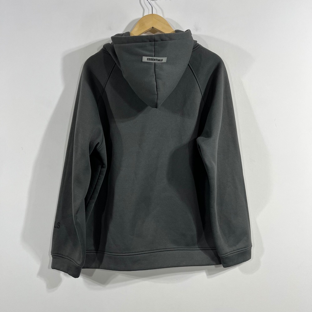 Fear of God Essentials Hoodie Streetwear Logo Pullover Mens Large Neutral Gym - Picture 3 of 12